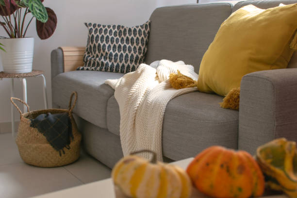 istock Scandinavian autumn inspired home decor 1067052826