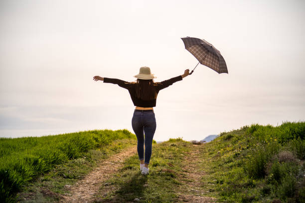 istock outdoors female model photo shoot in the spring 1067055494