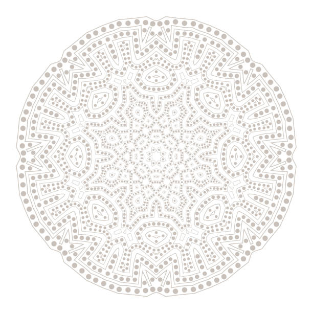 istock Mandala. Ethnicity round ornament. Ethnic style. Lacy element for invitation card. Oriental circular pattern, lace background. 1067063472