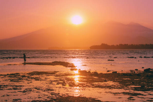 istock Colorful sunrise in Gili Air 1067064378