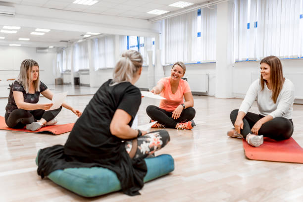 istock Women talking about healthy life 1067075632