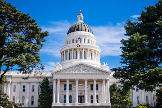 california state capitol building - state representatives stock-fotos und bilder