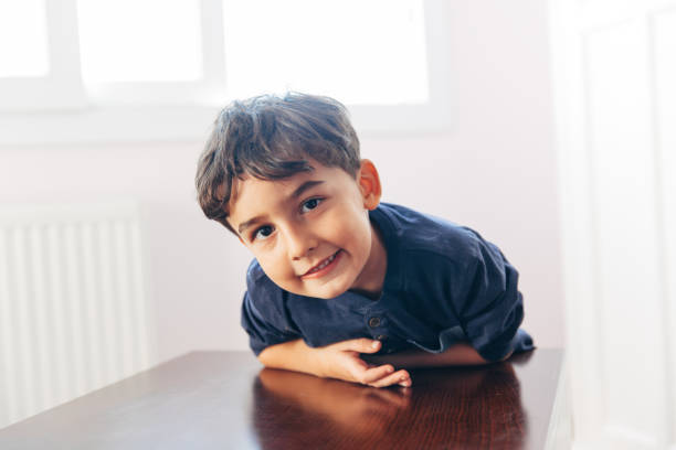Portrait of little boy smiling
