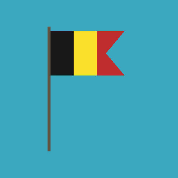 比利時標誌圖示在平面設計 - 比利時國旗 幅插畫檔、美工圖案、卡通及圖標