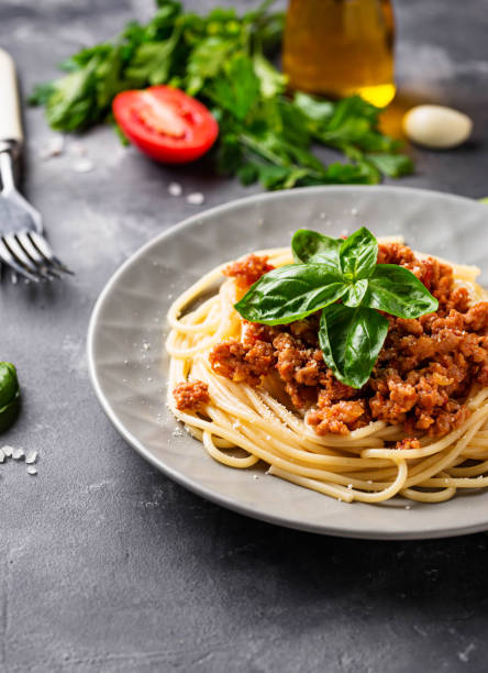 istock Pasta Bolognese. Spaghetti with meat sauce 1067112840