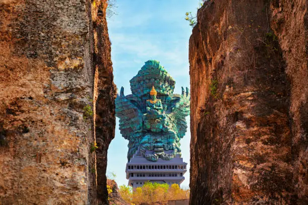 Photo of Landscape picture of old Garuda Wisnu Kencana statue