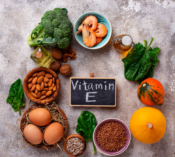 istock Assortment food sources of vitamin E 1067114084