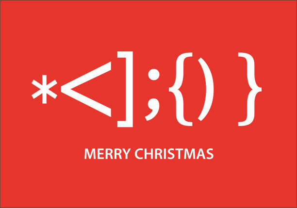 Santa Claus smiley Christmas card, vector Santa Claus smiley Christmas card, vector silly stock illustrations