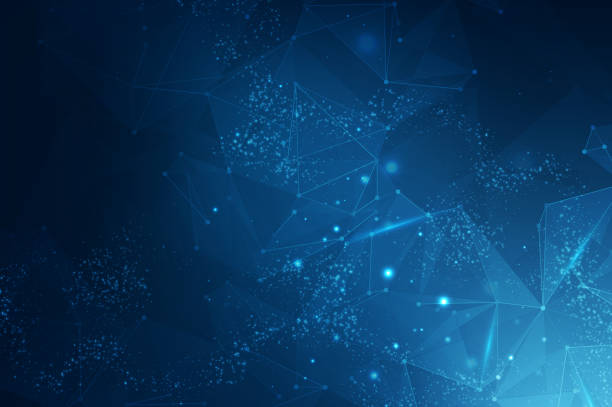 Abstract Polygonal Space Stock Illustration - Download Image Now -  Backgrounds, Technology, Blue - iStock