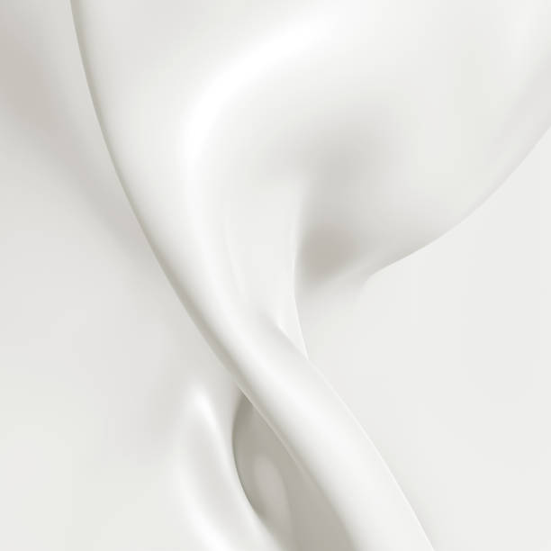 istock Milk close-up, abstract background. 3D illustration. 1067134360