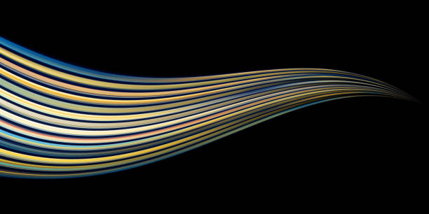 istock Abstract design of parallel lines in space 1067135858