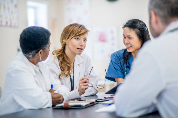 istock Doctor's consulting together 1067140296