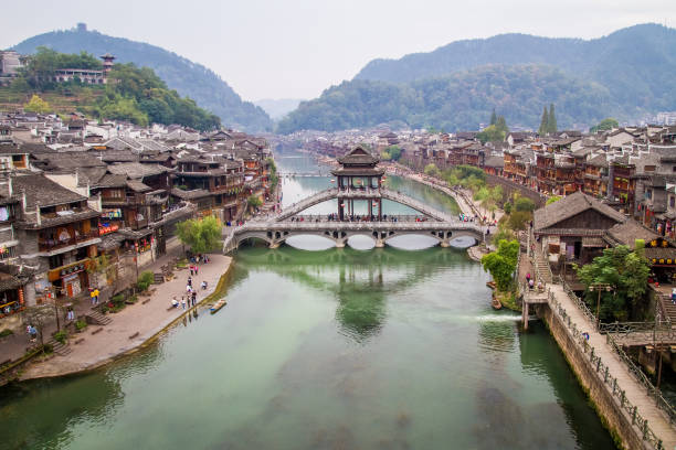 istock View over Fenghuang, China 1067140682