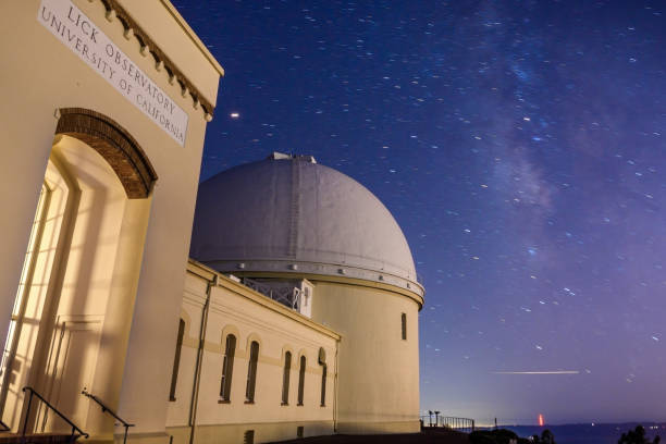 istock Night view of the historical Lick Observatory 1067144000