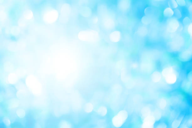 istock abstract blurred blue gradient color background with snowfall and blink star effect for merry christmas and happy new year festival design and element  concept 1067147892