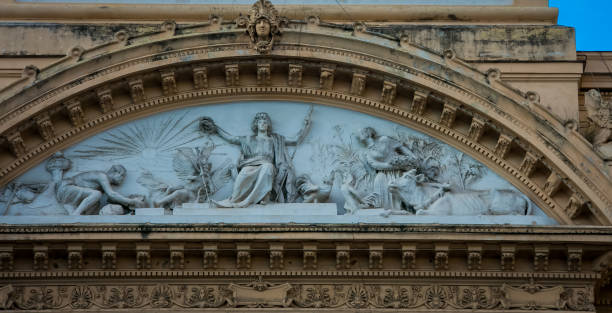 istock Religious relief in Naples Italy 1067147924