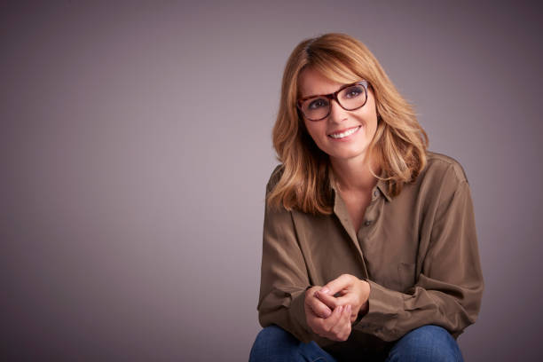 istock Beautiful woman studio portrait 1067151716