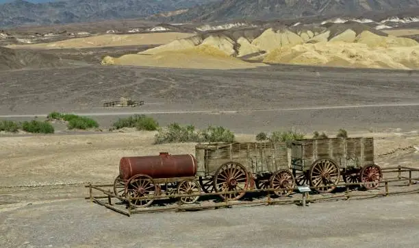 Photo of 20-Mule Team Wagon in Death Valley National park