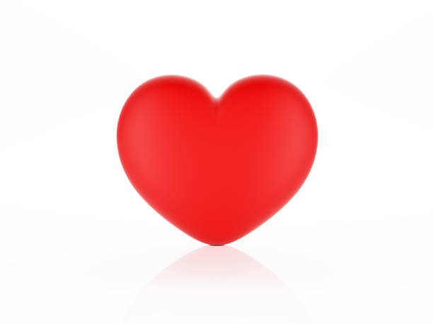 istock Red heart on white - Stock image 1067162736