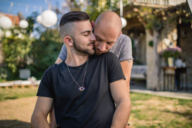 istock Passionate homosexual couple in love 1067165508