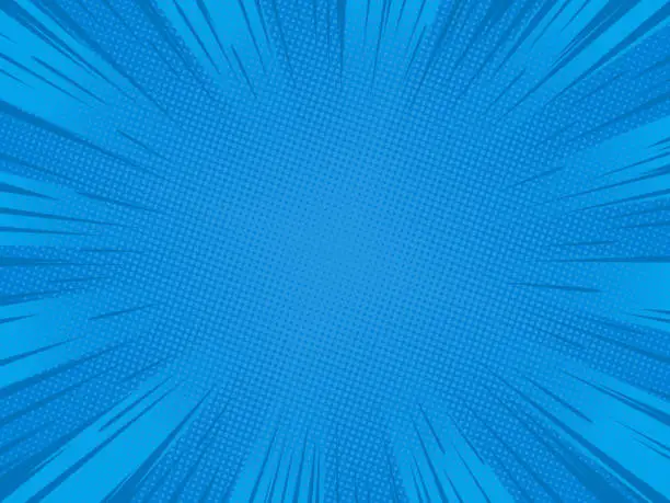 Vector illustration of Blue speed lines 2