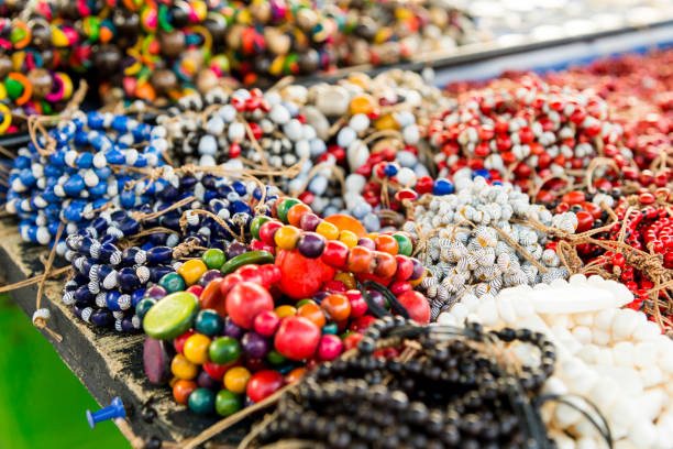 istock Typical Cuban souvenir - seed jewelry 1067173286