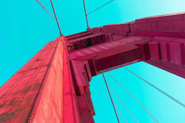istock abstract color of Golden Gate Bridge 1067175948