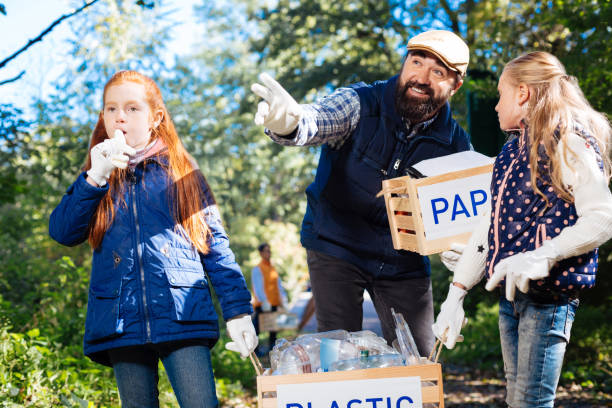 istock Positive nice man showing where to clean 1067178350