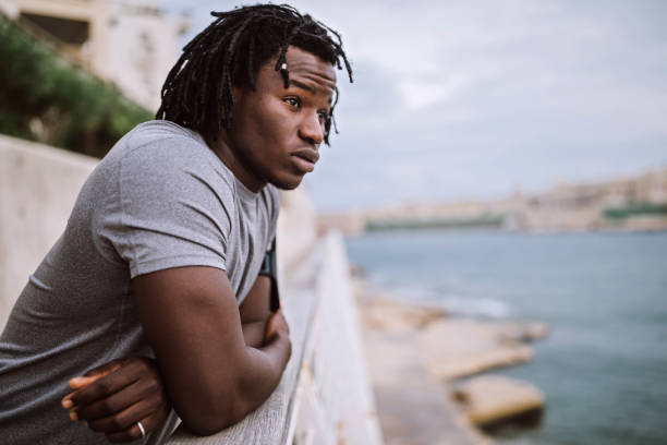 istock Taking Rest And Looking At Majestic Sea 1067192244
