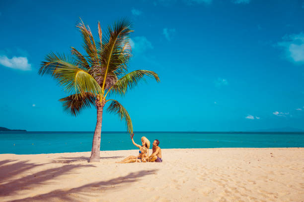 istock Family photographed on the beach 1067203356