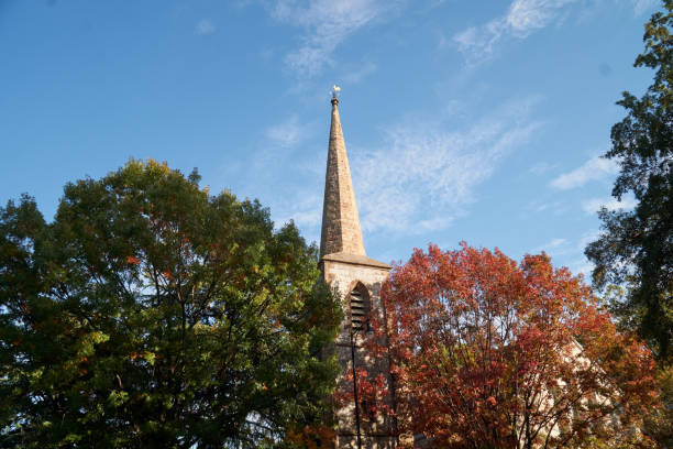 St marylebone parish church in london among the trees
