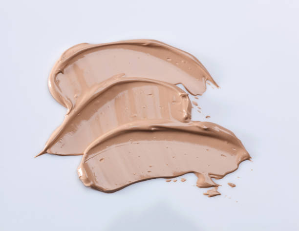 istock the texture of a foundation liquid, a white background 1067217404