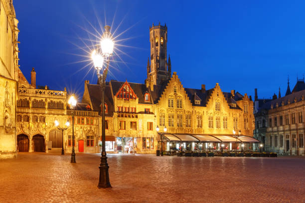 istock Burg Square in Bruges, Belgium 1067220710