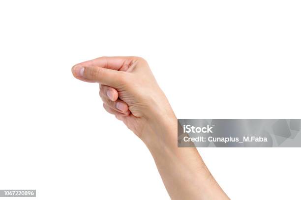 Hand Symbol Stock Photo - Download Image Now - Hand, Pulling, Pinching