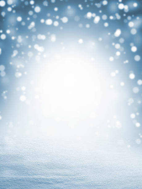 Winter background for design in greeting card stock photo