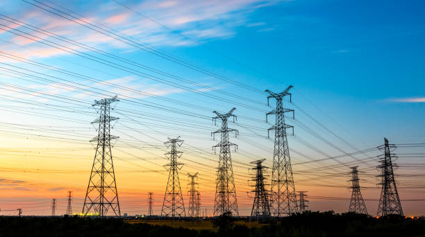 istock high-voltage power lines at sunset 1067258560