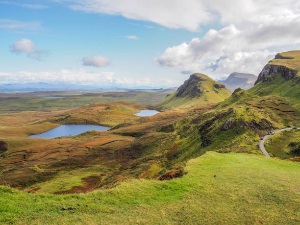 quiraing, île de skye, ecosse - quiraing needle photos et images de collection