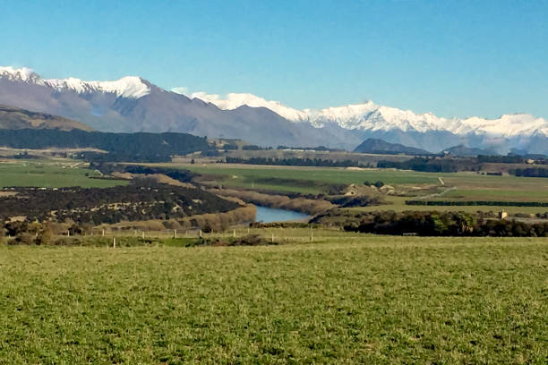 istock River views and snow capped mountains the National park 1067272040