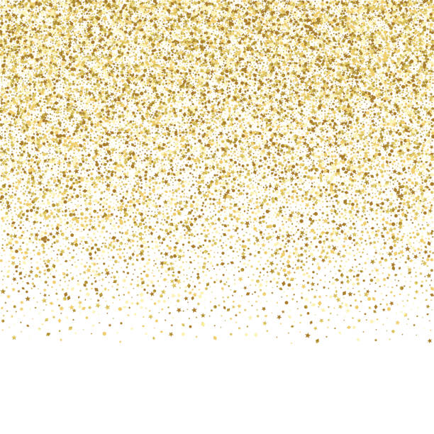 istock Luxury and Golden Glitter Horizon Seamless Border 1067276410