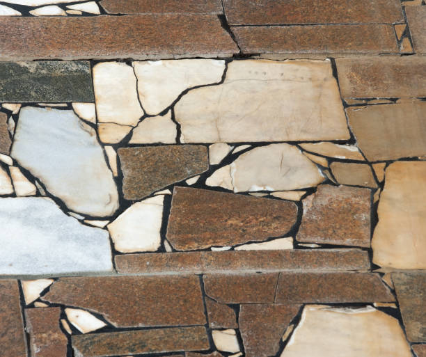 istock Texture, background, pattern. Lining of the old pool. Granite slabs in mosaic. Granite marble patterned background texture marble abstract natural for design indoor outdoor 1067276970
