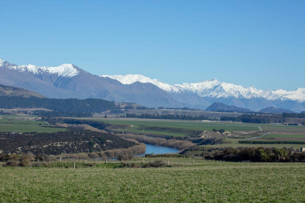 istock River views and snow capped mountains the National park 1067278258
