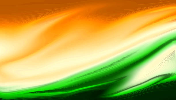 Indian Flag Tricolor Painted With Fluid Art Texture As Background Stock  Photo - Download Image Now - iStock