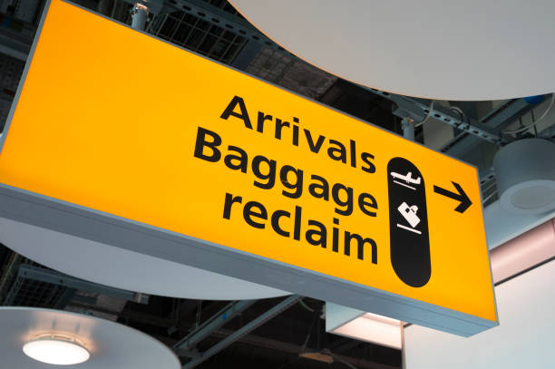 istock arrival and baggage claim signs at the airport 1067290638