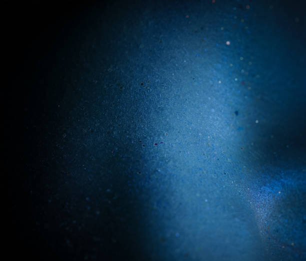 istock Human skin with blue make-up. 1067292454