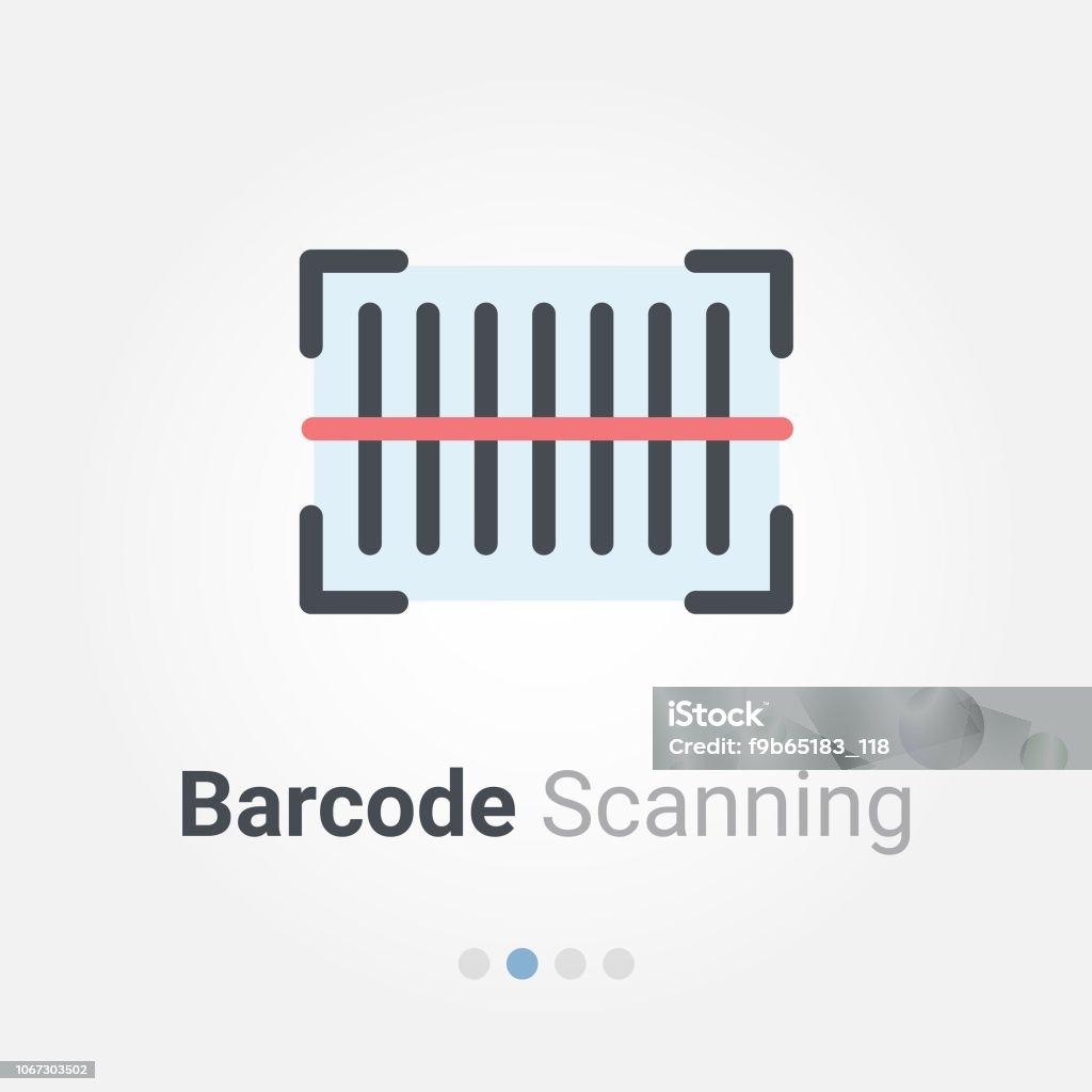 Scan A Code Bar Vector Image Bar Code Scanning Stock Illustration - Download Image Now - Bar Code ...