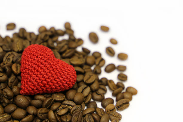 Concept for healthy drink, love to coffee, romantic breakfast, high blood pressure