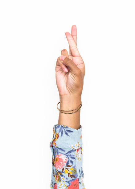 istock Hand doing a crossed fingers gesture 1067317632