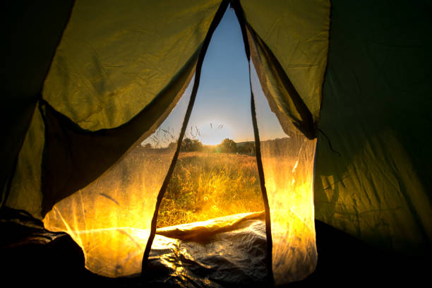 istock tent views on holiday 1067319634