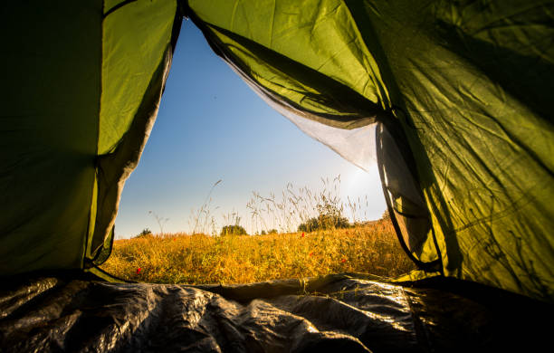 istock tent views on holiday 1067319636