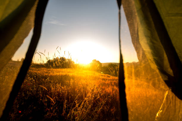 istock tent views on holiday 1067319642